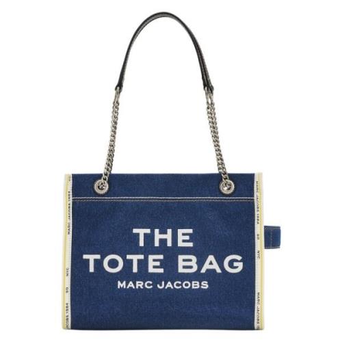 Denim Chain Tote Taske