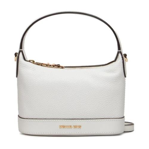 Hvid Wythe Lille Pebblet Læder Crossbody Taske