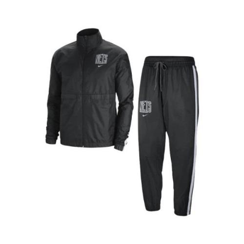 Brooklyn Nets Courtside Tracksuit Sort