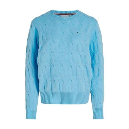 Klassisk Cable-Knit Jumper