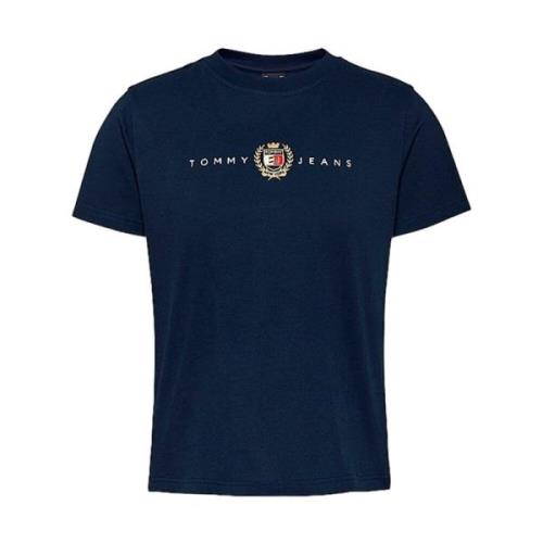 Strikket Krave Kortærmet T-Shirt