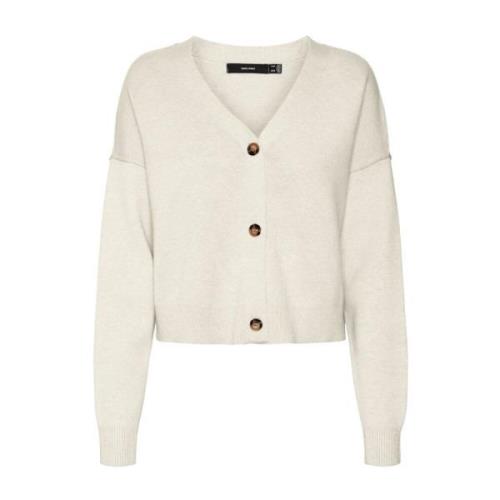 Guld Link V-hals Cardigan