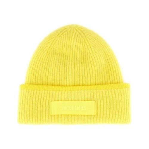 Gul Uldblanding Beanie Hat