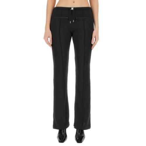 Slim Fit Wide Trousers