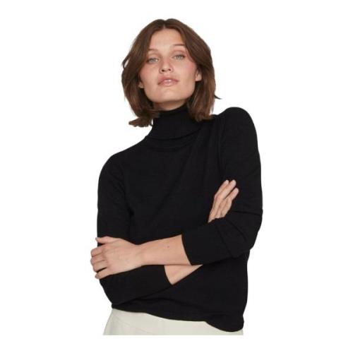 Rullekrave Strik Langærmet Sweater