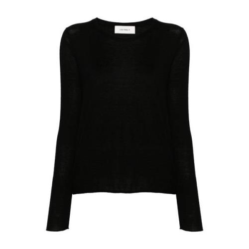 Sort Cashmere Striktrøje Sweater