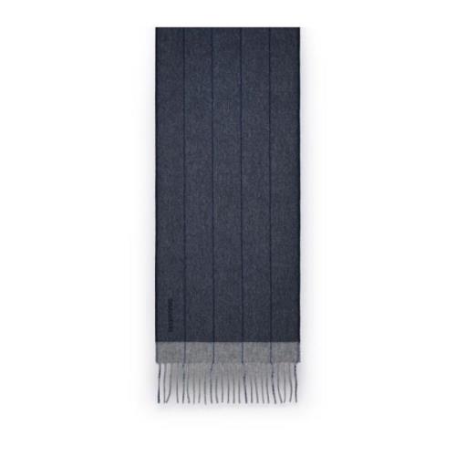 Stribet Cashmere Blend Tørklæde