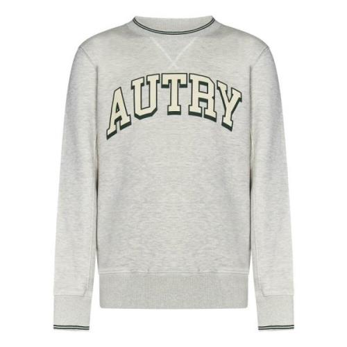 Grå Logo Print Sweatshirt AW24