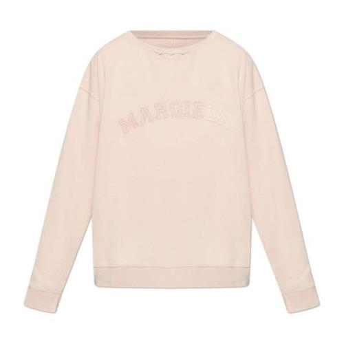 Sweatshirt med vintage effekt