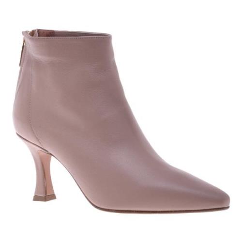 Ankle boot in nude nappa leather