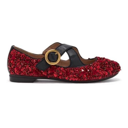 TWEED PAILLETTES BALLERINA