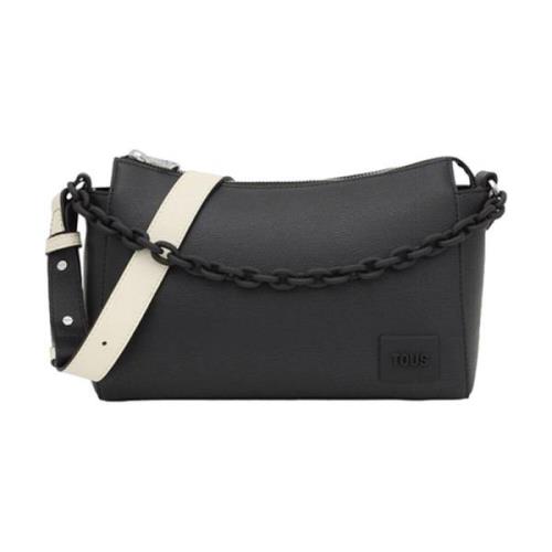 Sort Syntetisk Dame Crossbody Taske