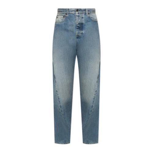 Jeans med vintageeffekt