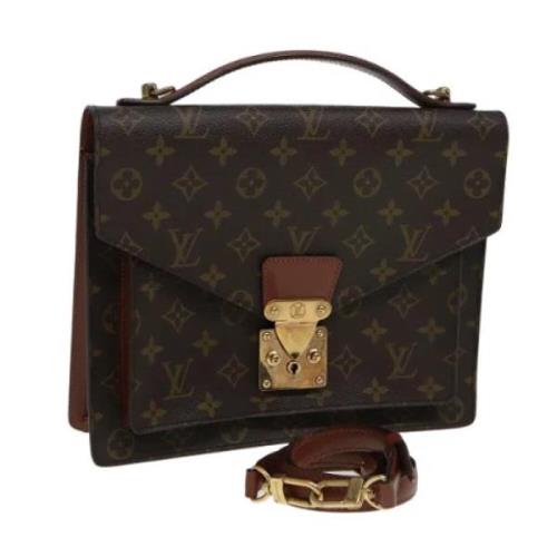 Pre-owned Canvas louis-vuitton-tasker