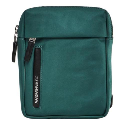 Nylon Crossbody Taske med Justerbar Rem