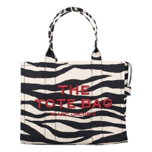 Zebra Canvas Tote Taske Kvinder