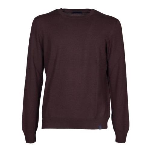 Brun Strikvarer Crew Neck Sweater