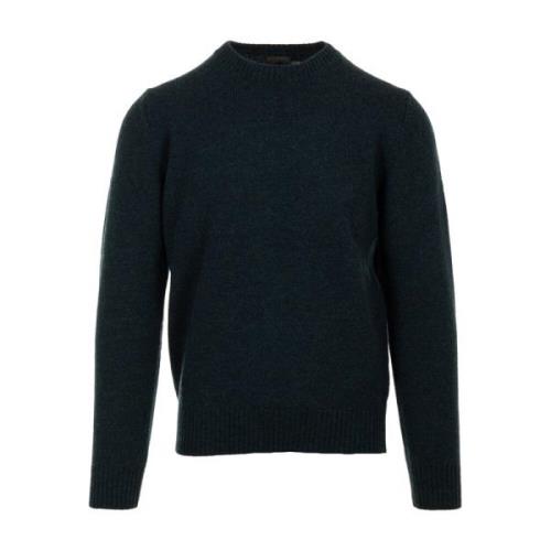 Blå Sweater Shetland Stil