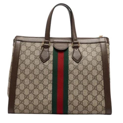 Pre-owned Canvas gucci-tasker