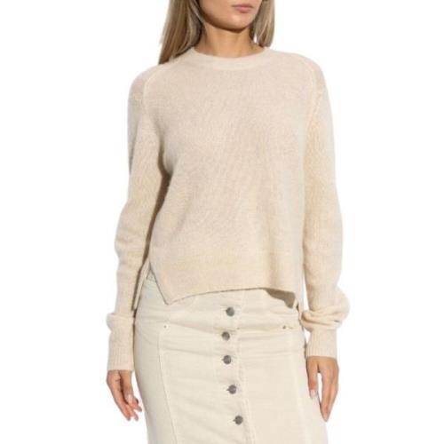 Beige Rund Hals Sweater