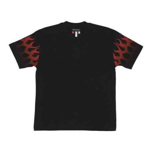 Flames Racing Tee Sort/Rød