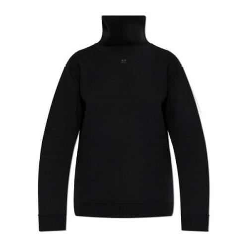 Turtleneck med broderet logo