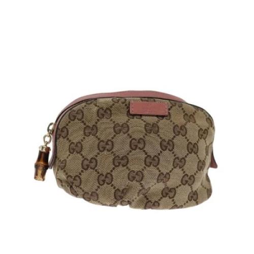 Pre-owned Canvas gucci-tasker