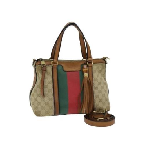 Pre-owned Canvas gucci-tasker