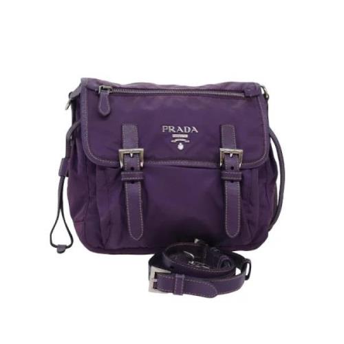 Pre-owned nylon prada-tasker