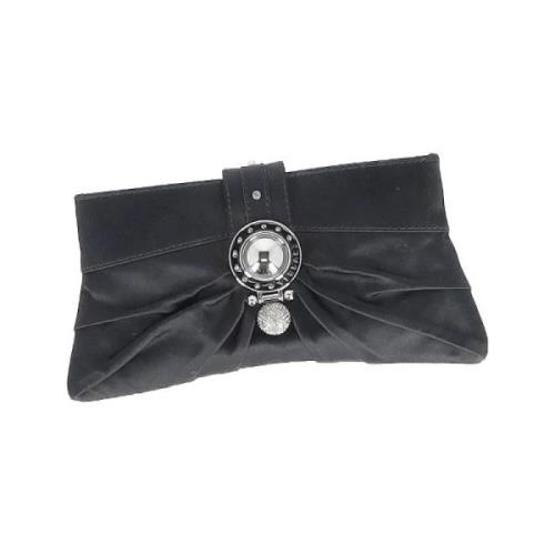 Pre-owned Satin clutches