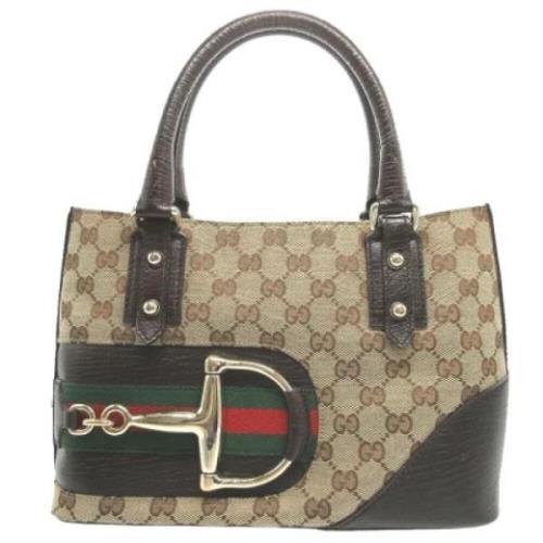 Pre-owned Canvas gucci-tasker