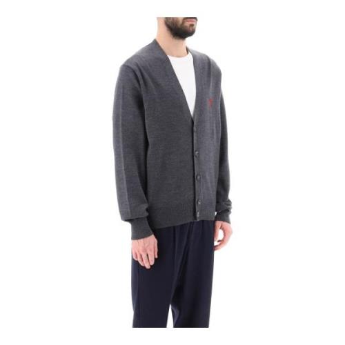 Klassisk V-hals Merinould Cardigan