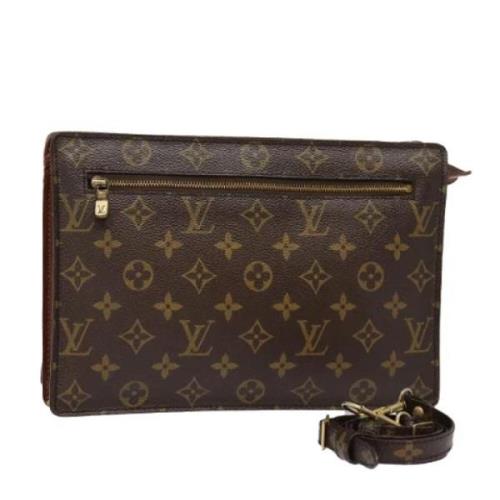 Pre-owned Canvas louis-vuitton-tasker