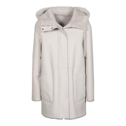 Vendbar Shearling Vinterfrakke