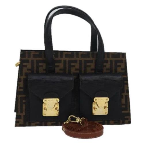 Pre-owned Canvas fendi-tasker