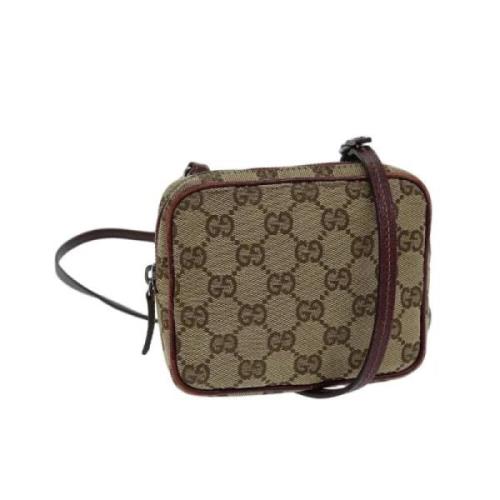 Pre-owned Canvas gucci-tasker