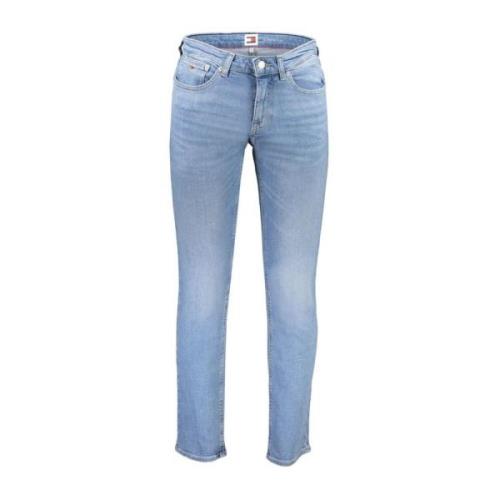 Broderet Slim Fit Bomuld Jeans