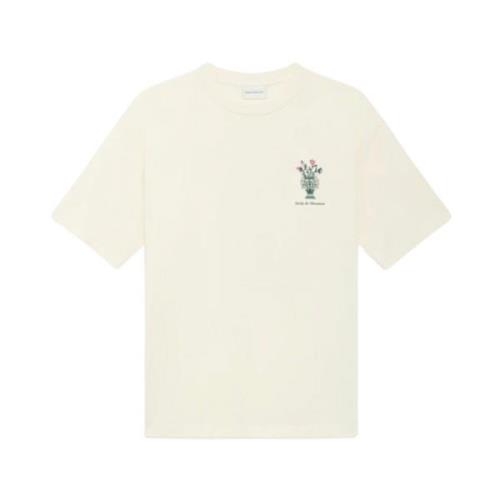 Vase Print Creme T-Shirt