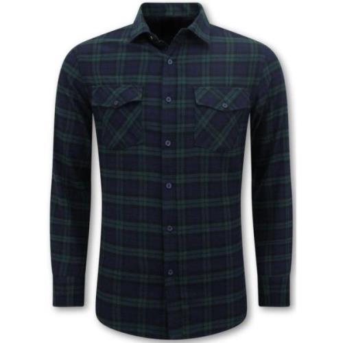 Flannel Skjorte Herre - Lumberjack Bluse