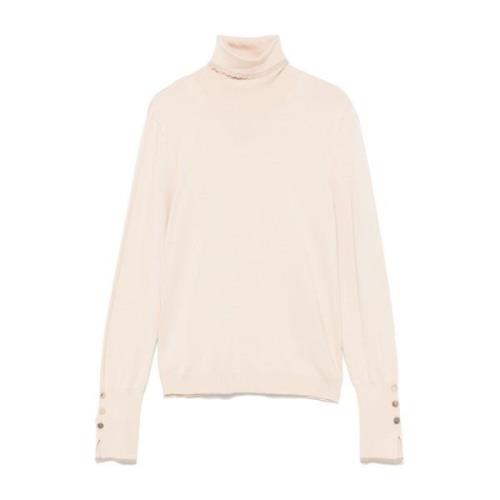 Finstrikket rullekrave sweater