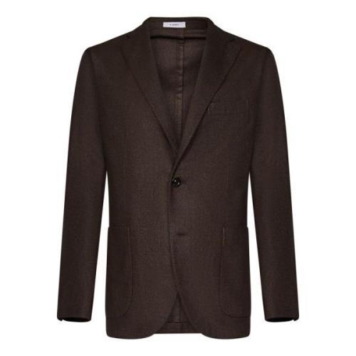 Brun Uforet Blazer K-Jakke