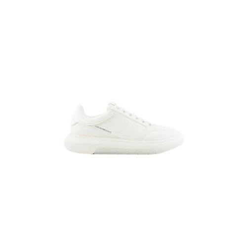 Sneakers i mesh og suede