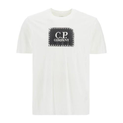 T-shirt med logo print