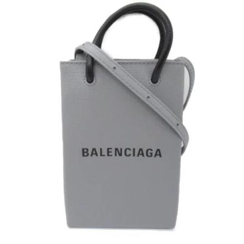 Pre-owned Laeder balenciaga-tasker