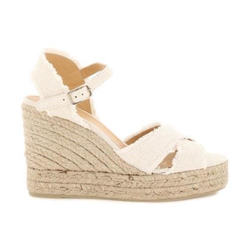 Gyldne Lurex Kile Espadrilles Sandaler