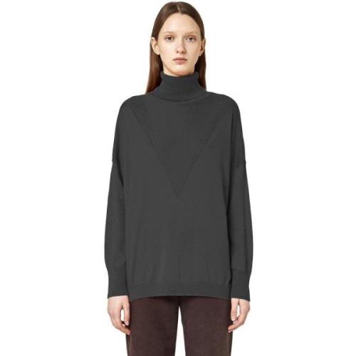 Silke Kashmir Intarsia Turtleneck Sweater