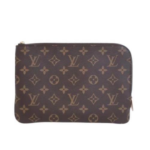 Pre-owned Coated canvas louis-vuitton-tasker