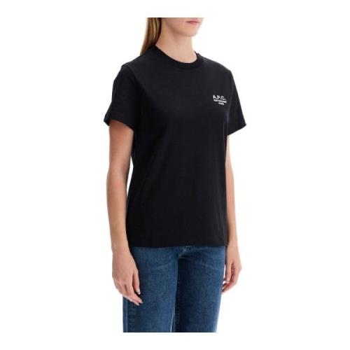 Broderet Bomuld T-shirt