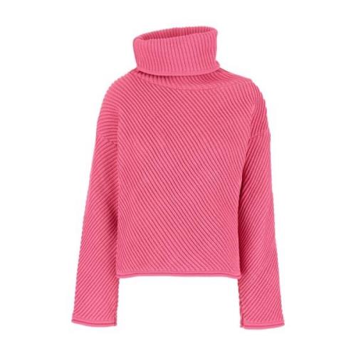 Pink Sweater KNIT PULL LOOK36