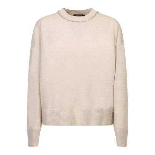 Luksuriøst Beige Strikvarer AW24